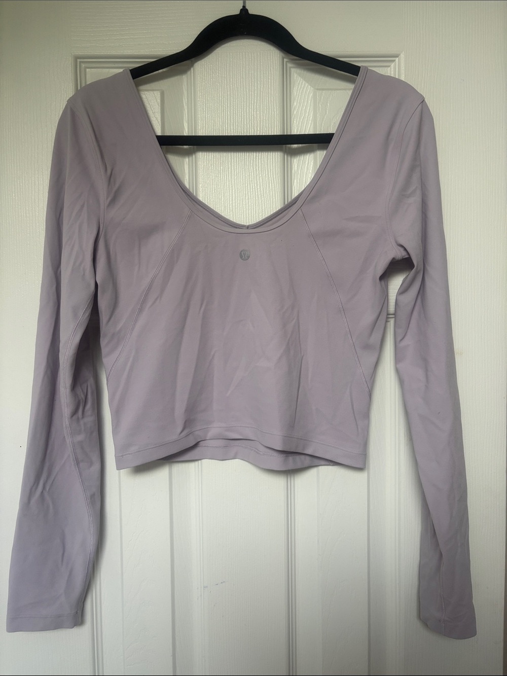 lululemon athletica Long Sleeve V-Neck Align Top in Lavender - Picture 2 of 9